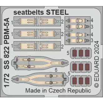 Eduard PBM-5A seatbelts STEEL ACADEMY fotómaratás