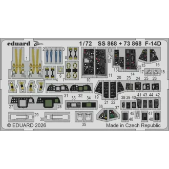 Eduard F-14D for Tamiya fotómaratás