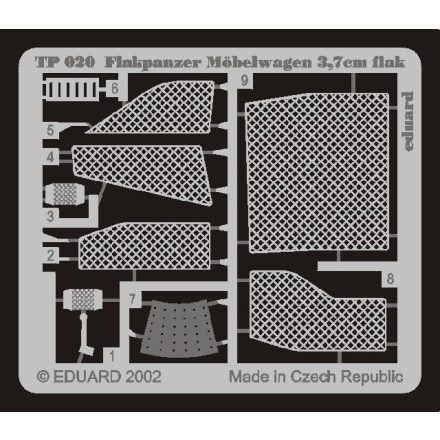 Eduard Flakpanzer IV Möbelwagen 37mm (Tamiya)