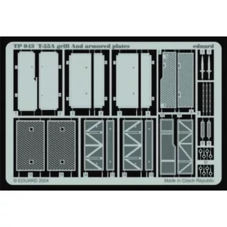 Eduard T-55A Grill and armored Plates fotómaratás
