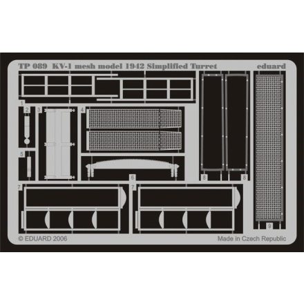Eduard KV-1 mesh model 1942 Simplified turret (Trumpeter)