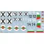 Exotic Decals Bulgarian Arrows #3 Bf-109 E-3a in Bulgarian service matrica készlet