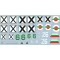 Exotic Decals Bulgarian Arrows #4 Bf-109G in Bulgarian service matrica készlet