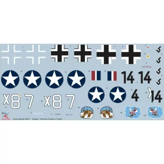   Exotic Decals Irmgard - American Gustav in Tunisia matrica készlet