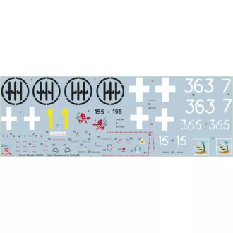   Exotic Decals Italian Gustavs over Sicily #2 - Bf-109 G in Regia Aeronautica (Part 2) matrica készlet