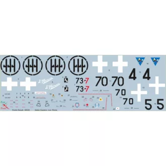   Exotic Decals Italian Gustavs over Rome #4 - Bf-109 G in Regia Aeronautica (Part 4) matrica készlet