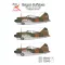 Exotic Decals Belgian Buffaloes - Brewster Model 339B in Belgian Service matrica készlet