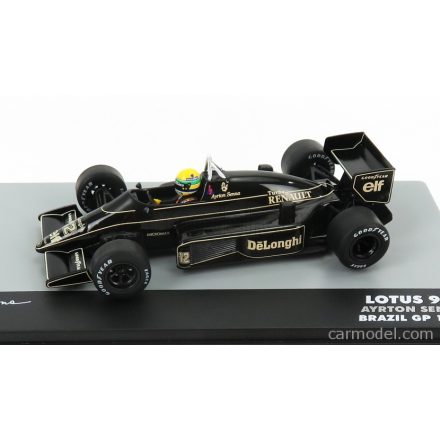 EDICOLA LOTUS F1 98T TEAM JOHN PLAYER SPECIAL N 12 BRAZIL GP 1986 AYRTON SENNA