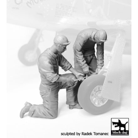Black Dog Mechanics personnel USAAF 1940-1945 Set N°3