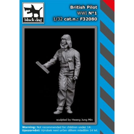 Black Dog British pilot WWI N°1