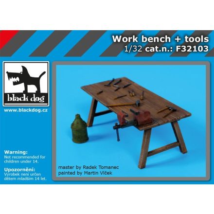 Black Dog Work bench + tools