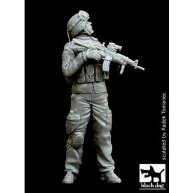 Black Dog US soldier patrol in Iraq