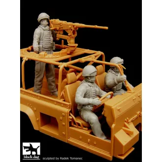   Black Dog British crew Defender Wolf Afghanistan – figurakészlet