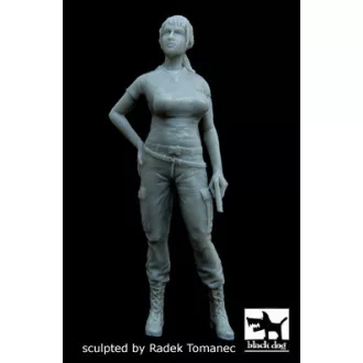 Black Dog US woman soldier in Afghanistan – figurakészlet