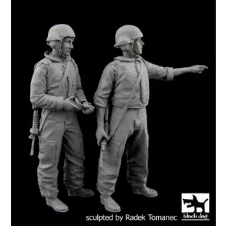 Black Dog Israel army tank crew set – figurakészlet