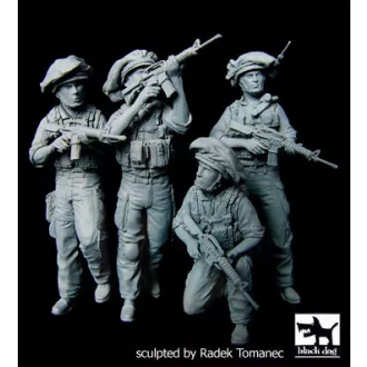 Black Dog Israeli soldiers patrol big set – figurakészlet