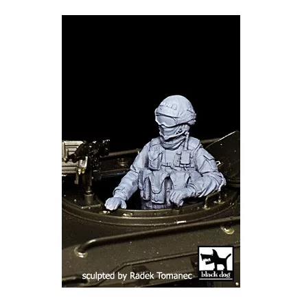 Black Dog Soldier in Crimea N°3 Gaz Tiger gunner