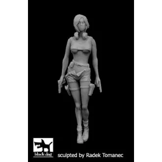 Black Dog Post apocalyptic woman No.1 – figurakészlet