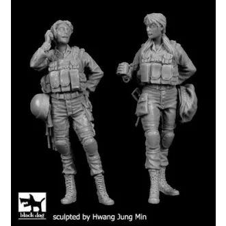 Black Dog Israeli women soldiers set No.2 – figurakészlet