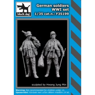 Black Dog German soldiers WWI set – figurakészlet