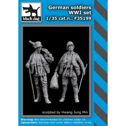 Black Dog German soldiers WWI set