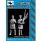 Black Dog Scottish piper + officer WWI – figurakészlet