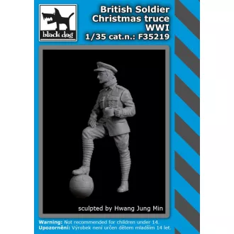   Black Dog British soldier Christmas truce WWI – figurakészlet
