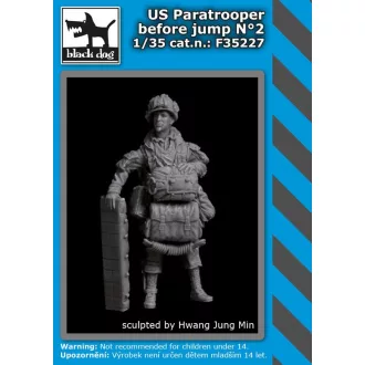 Black Dog US paratrooper before jump No.2 – figurakészlet