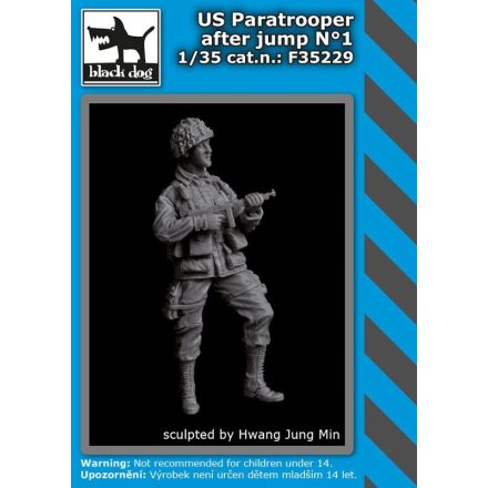 Black Dog US paratrooper after jump N°1