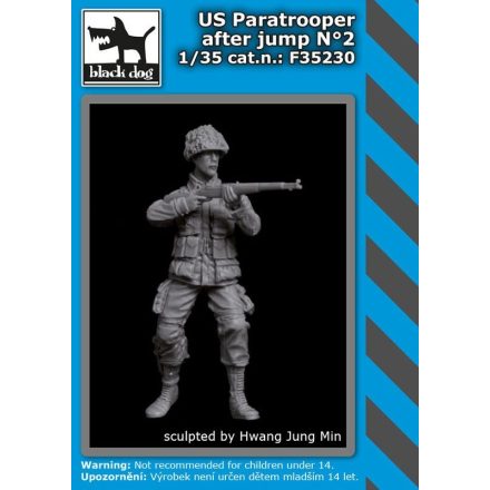 Black Dog US paratrooper after jump N°2