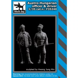   Black Dog Austro - Hungarian officer & driver – figurakészlet
