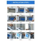 Fine Art levegőelszívós festőkabin - dupla motoros