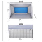 Fine Art levegőelszívós festőkabin - dupla motoros