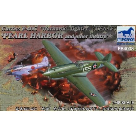 Bronco P-40C 'Warhawk' Fighter (US Army Air Force) makett