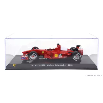   EDICOLA FERRARI F1 F2000 N 3 WORLD CHAMPION SEASON 2000 MICHAEL SCHUMACHER - WITH SHOWCASE