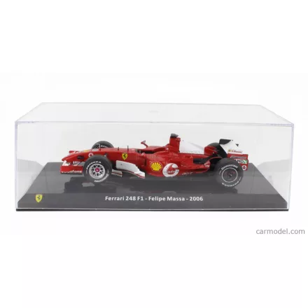 EDICOLA FERRARI F1 248 F1 N 6 SEASON 2006 FELIPE MASSA - WITH SHOWCASE