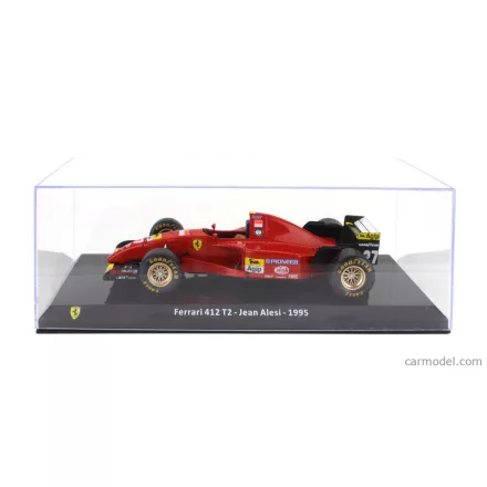 EDICOLA FERRARI F1 412 T2 N 27 SEASON 1995 JEAN ALESI - WITH SHOWCASE
