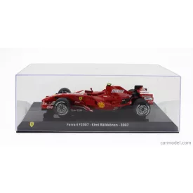   EDICOLA FERRARI F1 F2007 N 6 WORLD CHAMPION SEASON 2007 KIMI RAIKKONEN - WITH SHOWCASE