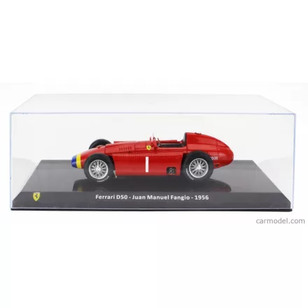 EDICOLA FERRARI F1 D50 N 1 WORLD CHAMPION SEASON 1956 JUAN MANUEL FANGIO - WITH SHOWCASE