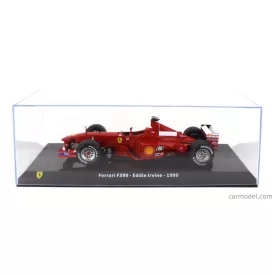   EDICOLA FERRARI F1 F399 SCUDERIA FERRARI N 4 SEASON 1999 EDDIE IRVINE - WITH SHOWCASE