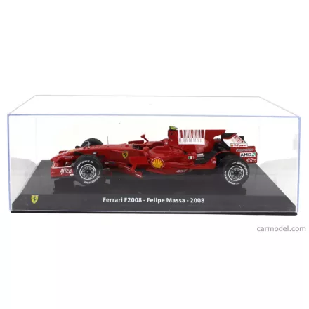 EDICOLA FERRARI F1 F2008 N 2 SEASON 2008 FELIPE MASSA - WITH SHOWCASE