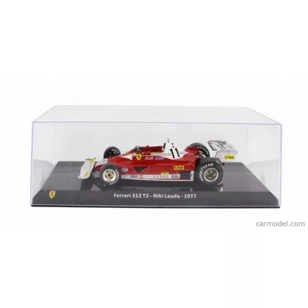 EDICOLA FERRARI F1 312 T2 N 11 WORLD CHAMPION SEASON 1977 NIKI LAUDA - WITH SHOWCASE