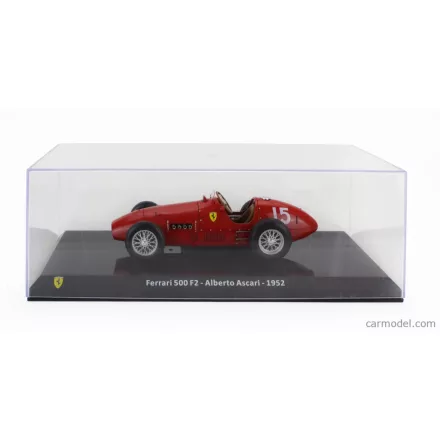 EDICOLA FERRARI F1 500 F2 N 15 WORLD CHAMPION SEASON 1952 ALBERTO ASCARI - WITH SHOWCASE