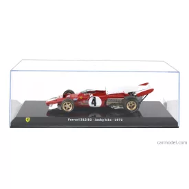   EDICOLA FERRARI F1 312 B2 N 4 SEASON 1972 JACKY ICKX - WITH SHOWCASE
