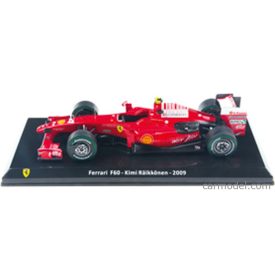   EDICOLA FERRARI F1 F60 N 4 SEASON 2009 KIMI RAIKKONEN - CON VETRINA - WITH SHOWCASE