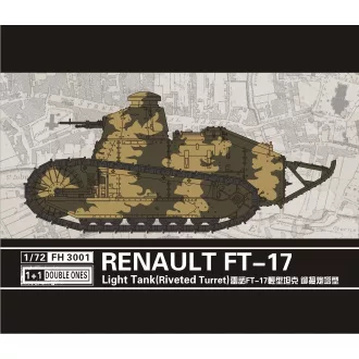   FlyHawk Renault FT-17 Light Tank (Riveted turret) - harckocsi makett