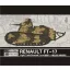 FlyHawk Renault FT-17 Light Tank (Riveted turret) - harckocsi makett