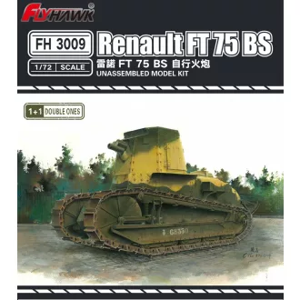 FlyHawk Renault FT75 BS SPG - önjáró löveg makett