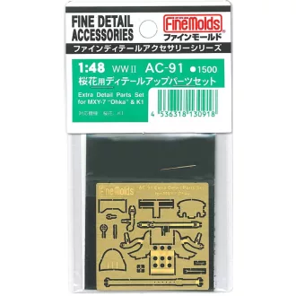   Fine Molds Extra Detail Set for MXY7 "OHKA" / K1 - repülőmakett feljavító készlet