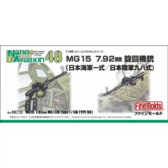   Fine Molds MG15 7.92mm Machine Gun (IJN Type 1/IJA Type 98) - repülőmakett feljavító készlet